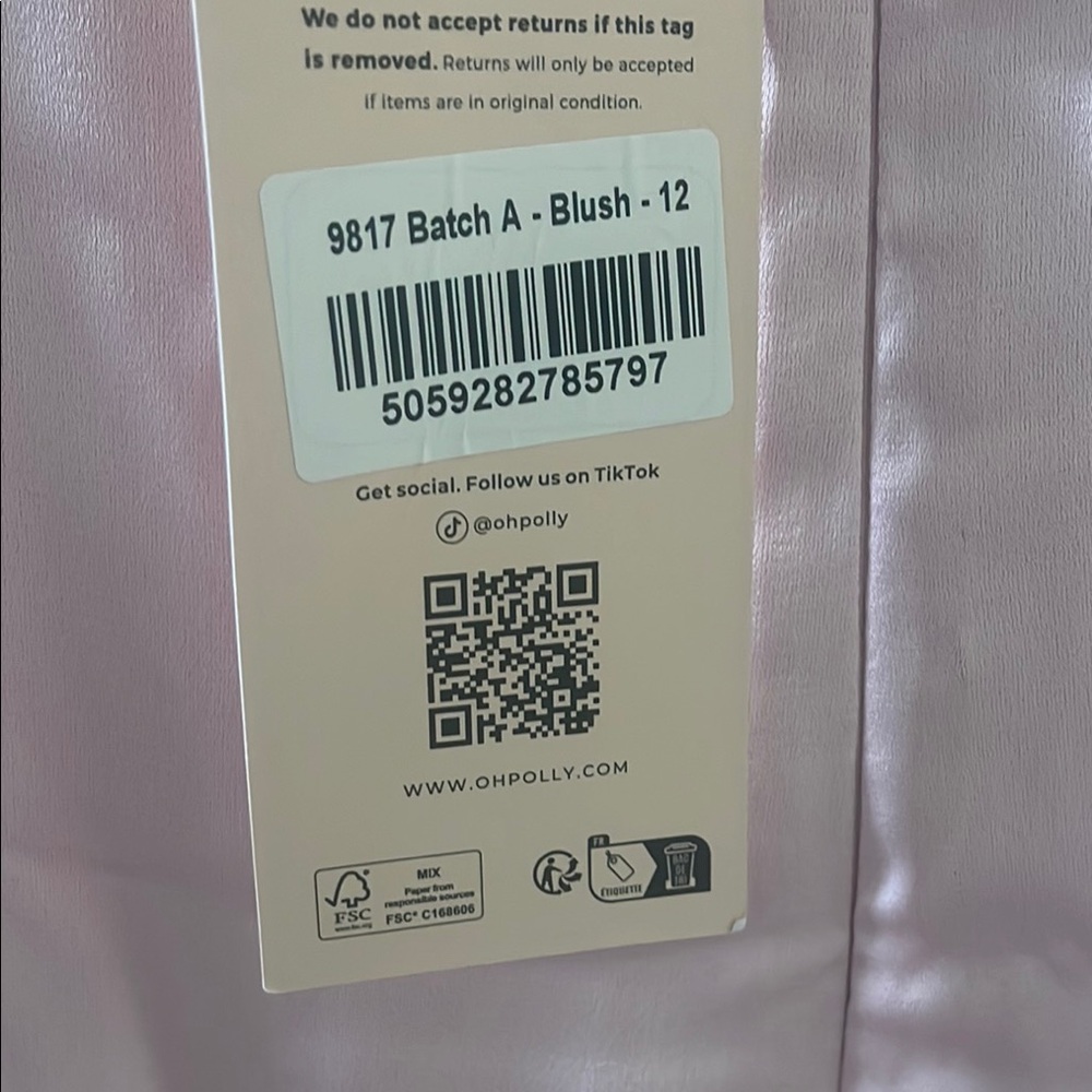 Chic Light Pink Ruched Dress - Picture 3 of 6